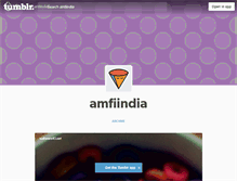 Tablet Screenshot of amfiindia.tumblr.com
