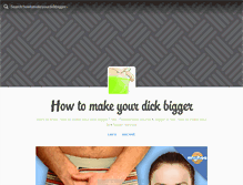 Tablet Screenshot of howtomakeyourdickbigger.tumblr.com