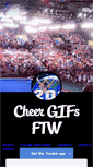 Mobile Screenshot of cheergifsftw.tumblr.com