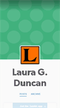 Mobile Screenshot of lauragduncan.tumblr.com