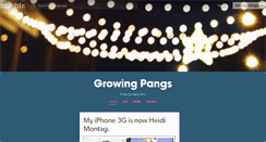 Desktop Screenshot of growingpangs.tumblr.com