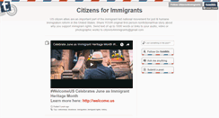 Desktop Screenshot of citizens4immigrants.tumblr.com