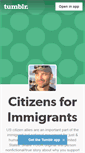 Mobile Screenshot of citizens4immigrants.tumblr.com