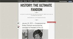 Desktop Screenshot of historythings.tumblr.com