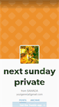 Mobile Screenshot of nextsundayprivate.tumblr.com