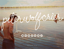 Tablet Screenshot of peterwolfcrier.tumblr.com