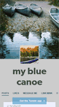 Mobile Screenshot of mybluecanoe.tumblr.com