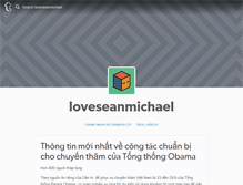 Tablet Screenshot of loveseanmichael.tumblr.com