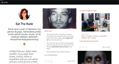 Desktop Screenshot of eattherude.tumblr.com