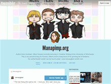 Tablet Screenshot of manapimp.tumblr.com