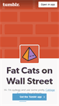 Mobile Screenshot of fatcatsonwallstreet.tumblr.com