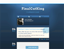Tablet Screenshot of finalcutking.tumblr.com