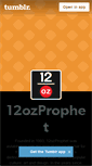 Mobile Screenshot of 12ozprophet.tumblr.com