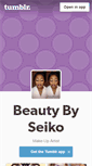 Mobile Screenshot of beautybyseiko.tumblr.com