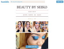 Tablet Screenshot of beautybyseiko.tumblr.com