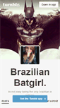 Mobile Screenshot of brazilianbatgirl.tumblr.com