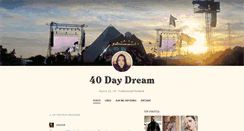 Desktop Screenshot of 40-day-dream.tumblr.com