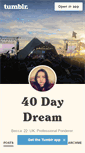 Mobile Screenshot of 40-day-dream.tumblr.com