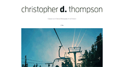 Desktop Screenshot of christopherdthompson.tumblr.com