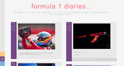 Desktop Screenshot of formula1diaries.tumblr.com