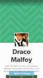 Mobile Screenshot of dracomalfoyismyname.tumblr.com