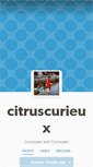 Mobile Screenshot of curiouscitrus.tumblr.com