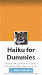 Mobile Screenshot of haikufordummies.tumblr.com