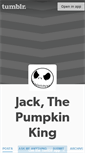 Mobile Screenshot of hellyeahjackskellington.tumblr.com