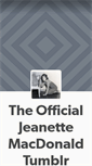 Mobile Screenshot of jeanettemacdonald.tumblr.com