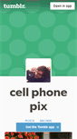 Mobile Screenshot of cellphonepix.tumblr.com