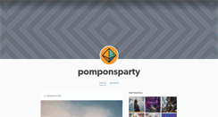 Desktop Screenshot of pomponsparty.tumblr.com