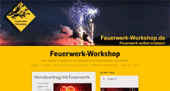 Desktop Screenshot of feuerwerkworkshop.tumblr.com