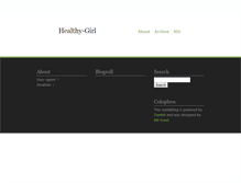 Tablet Screenshot of healthy-girl.tumblr.com
