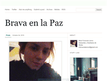 Tablet Screenshot of bravaenlapaz.tumblr.com