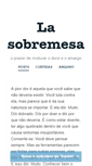 Mobile Screenshot of lasobremesa.tumblr.com
