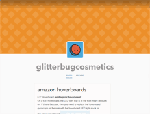 Tablet Screenshot of glitterbugcosmetics.tumblr.com