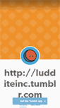 Mobile Screenshot of ludditeinc.tumblr.com