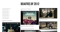 Desktop Screenshot of bestalbumsof2012.tumblr.com