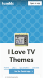 Mobile Screenshot of ilovetvthemes.tumblr.com