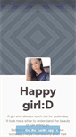 Mobile Screenshot of makemethehappiestgirl.tumblr.com