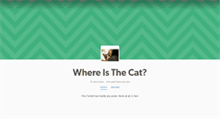Desktop Screenshot of hiddencat.tumblr.com