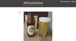 Desktop Screenshot of milunapalabras.tumblr.com