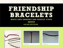 Tablet Screenshot of friendshipbracelets.tumblr.com