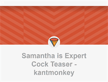Tablet Screenshot of kantmonkey.tumblr.com