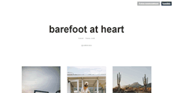 Desktop Screenshot of barefootatheart.tumblr.com
