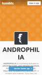 Mobile Screenshot of androphilia.tumblr.com