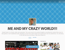 Tablet Screenshot of meandmycrazyworld.tumblr.com