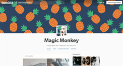 Desktop Screenshot of magicmonkey.tumblr.com