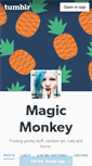 Mobile Screenshot of magicmonkey.tumblr.com