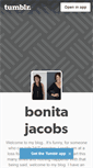 Mobile Screenshot of bonitajacobs.tumblr.com